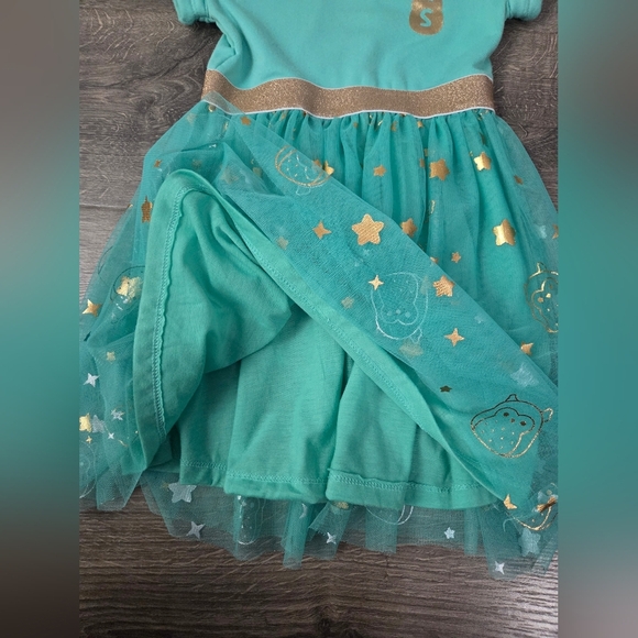 Girls Squishmallow Owl Dress  Size XS - Picture 4 of 5